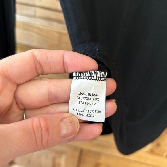 TWP Trish Wescoat Pound best fit for an xs Black Crewneck Longsleeve T No tag. - Picture 6 of 6